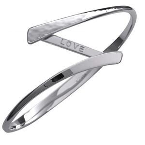 Silver ring, adjustable, with "LOVE" insignia