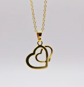 heart shaped necklace representing love and connection