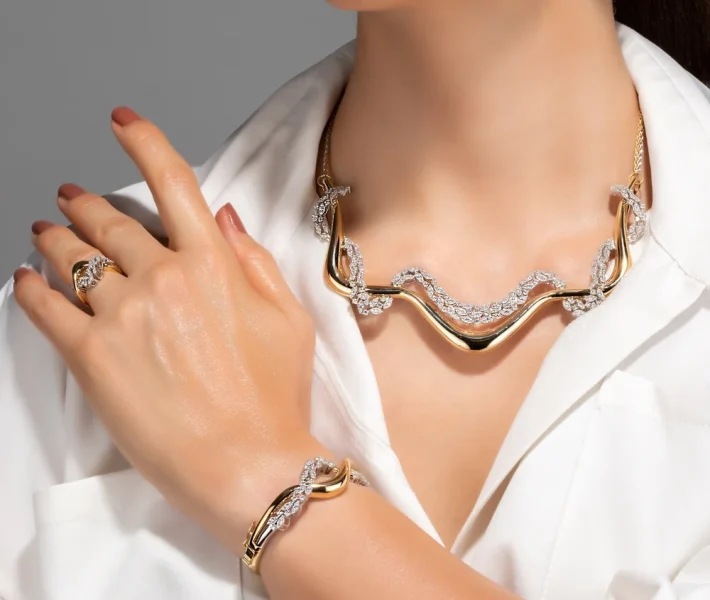 Trending gold jewelry set reflecting current jewelry trends Portsmouth