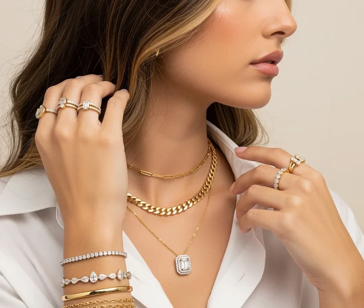 Learn how to style layering necklaces with balance and texture. Get expert tips and contact Portsmouth Jewelers for custom styling today.